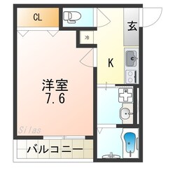 フジパレス我孫子前Ⅵ番館の物件間取画像